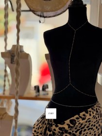 تصویر زنجیر بدن yy - نقره ای 