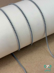 تصویر بند عینک زنجیر ساده طوسی 