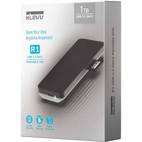 تصویر اس اس دی اکسترنال 1 ترابایت USB-C کلو مدل R1 ا Klevv R1 1TB USB-C External Portable SSD Klevv R1 1TB USB-C External Portable SSD