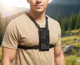 تصویر هولدر سینه ای موبایل 