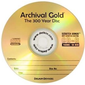 تصویر Delkin Archival Gold CD 