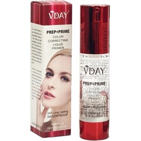 تصویر پرایمر وی دی مدل مخملی VDAY وزن 50 گرم VDAY p.m.p.face primer