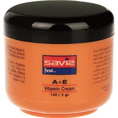 تصویر کرم ویتامینه A و E کاسه ای ساویز ۱۴۰ گرم Saviz A+E Vitamin Cream 140 gr