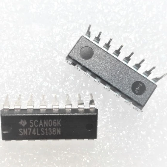 Circuit Intégré Texas Instruments SN74LS138N - Lot De 2 - DIP 16 Broches - Neuf