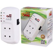 تصویر محافظ برق کامپیوتر و صوتی تصویری 3 خانه افق Ofogh 302 Ofogh 302 Voltage Protector With 3 Entries