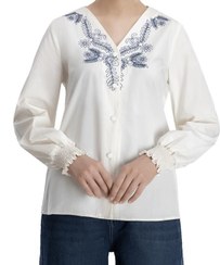 تصویر شومیز آستین بلند زنانه سرژه كد 204665 