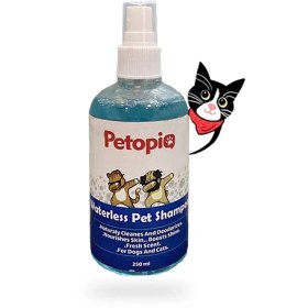 تصویر شامپو خشک سگ و گربه پتوپیا حجم 250 میلی لیتر – Petopia dog and cat dry shampoo volume 250 ml 