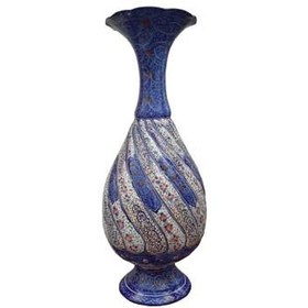 تصویر گلدان مینا کاری 25 سانتی 