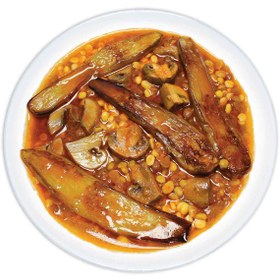 تصویر خورشت قیمه بادمجان با قارچ 475 گرم سه قارچ 