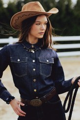 تصویر شومیز جین زنانه دفکتو 