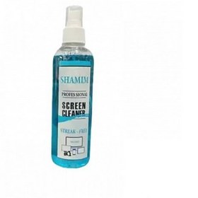 تصویر کیت تمیز کننده شمیم مدل SHAMIM P2024 حجم 250 میلی لیتر SHAMIM SCREEN CLEANER NEW 2024