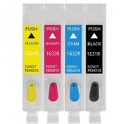 تصویر کارتریج اپسون قابل شارژ 4 رنگ EPSON WF2010 WF2520 