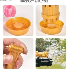 تصویر تفنگ حباب ساز BUBBLE GUN 