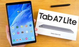 تصویر تبلت سامسونگ مدل Galaxy Tab A7 Lite-T225 - سفید 