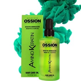 تصویر آمینو کراتین مو مورفوس مدل روغن آرگان و روغن زیتون Morfose Ossion Keratin Aminoacids Argan Oil & Olive Oil Hair Serum