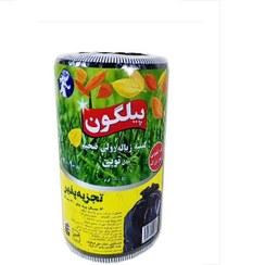 تصویر کیسه زباله رولی ضخیم پیلگون مدل توپی 55 عددی Pilgon Ball-shaped roll garbage bag 55 numbers