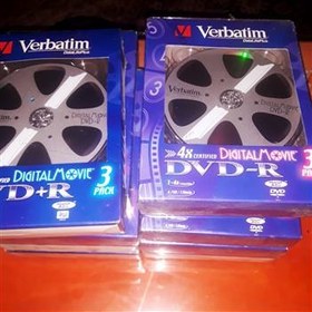 تصویر Dvd خام مارک verbatim قابدار پک 3عددی 