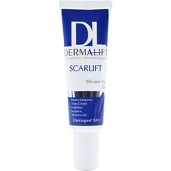 تصویر ژل بازسازی کننده پوست اسکارلیفت درمالیفت 25 میل Dermalift Scarlift Silicone Scar Gel 25 Ml