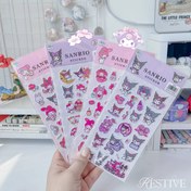 تصویر استیکر برجسته کرومی 