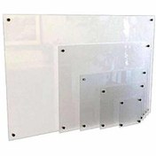 تصویر تابلو وایت برد شیشه ای برند برتر اندازه 50 × 70 