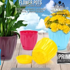 تصویر گلدان هلندی سایز 4 ایده آل ( 12 تایی ) 