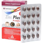 تصویر کپسول زینک پلاس ب کمپلس 10 میلی گرم دانا 60 عددی Dana Zink Plus B complex 10 mg 60 Capsules