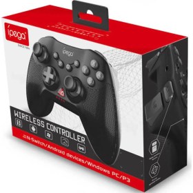 تصویر دسته بازی بی‌سیم IPEGA PG-SW020 IPGEA PG-SW020 Wireless Controller for Nintendo Switch & Switch Lite/PS3/PC, Rechargeable Gamepad Joystick Remote Supports Gyro Axis, Turbo and Dual Vibration