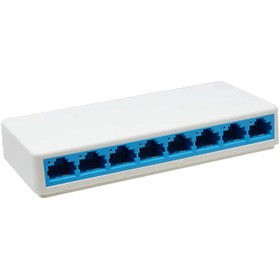 تصویر سوییچ شبکه هشت پورت 10/100 Mercusys MS108 DESKTOP SWITCH 5-PORT 10/100 Mbps MS108 MERCUSYS