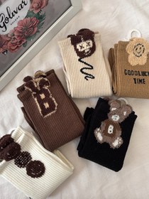 تصویر جوراب طرحدار 