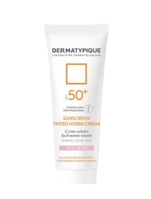 تصویر ضدآفتاب رنگی درماتیپیکSPF۵۰(رزبژ) - پوستهای چرب DERMATYPIQUE