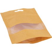 تصویر پاکت کرافت زیپ دار (کیلویی) - 20در30 / یک کیلو 