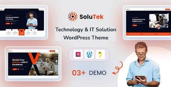 تصویر Solutek - Technology &amp; IT Services WordPress Theme 