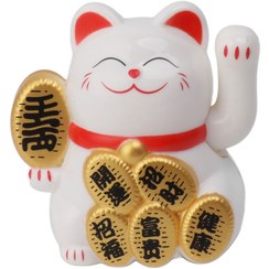 تصویر عروسک گربه شانس مانکی نکو سایز کوچک مدل MLY23100 