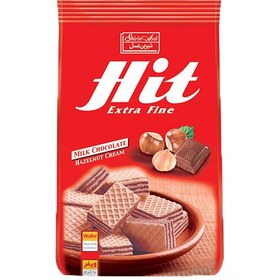 تصویر ویفر هیت با شکلات شیری و کرم فندقی 150 گرمی شیرین عسل 