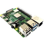 تصویر برد رزبری پای Raspberry Pi 4B ظرفیت ۸ گیگابایت ساخت انگلستان 
