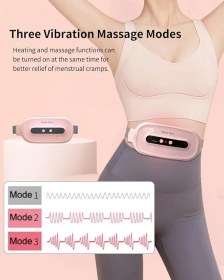 تصویر ماساژور و پد گرمایشی تسکین دردهای قاعدگی Wearable heating pad 