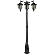تصویر چراغ حیاطی ایستاده سه شاخه رو به پایین تیانا مدل اروند 