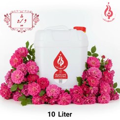 تصویر گلاب سنگین اصل گالن 10 لیتری لباب Scientific Name: Rosa damascena English Name: Heavy Rose Water – Lobab – Original Gallon 10L
