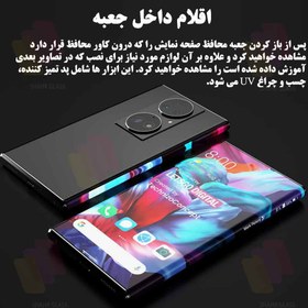 تصویر محافظ صفحه نمایش یووی شهر گلس مدل UVLIGHTSH مناسب برای گوشی موبایل هوآوی Nova 8 / Nova 9 / آنر 50 