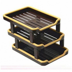 تصویر کازیه رومیزی 3طبقه آذران تحریرات 