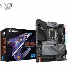 تصویر مادربرد گیگابایت B760 AORUS MASTER DDR4 GigaByte B760 AORUS MASTER DDR4 rev. 1.0 LGA 1700 13th Gen ATX Motherboard