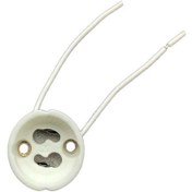 تصویر سوکت(رابط) لامپ هالوژنی GU10 رابط GU10 پارس شعاع توس