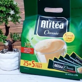 تصویر چای کرک کلاسیک علی تی یک نوشیدنی فوری از محصولات محبوب و شناخته شده ی alitea که دارای عطر و عطعمی مناسب 