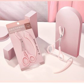 تصویر قیچی + تیغ ابرو کاربردی gecomo 