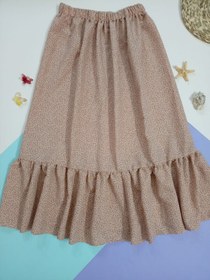 تصویر دامن کرپ پفکی (کد 1465) 