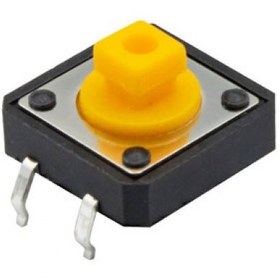 تصویر تک سوئیچ کله خور 12x12x7.3 4PIN tact switch 12x12x7.3 4PIN