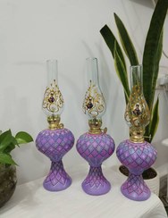 تصویر چراغ گردسوز سفالی نقطه کوبی - مدل پرکار3012 - این محصول در تمامی رنگ ها قابل سفارش و اجرا میباشد / متوسط 