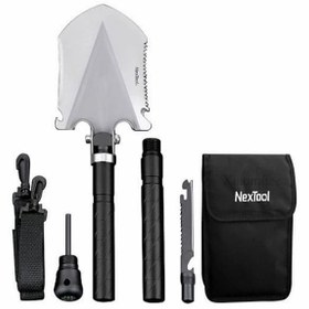 تصویر بیل چند کاره شیائومی Xiaomi Nextool NE20013 Camping Shovel مشکی بیل شیائومی - xiaomi مدل بیل چند کاره شیائومی Xiaomi Nextool NE20013 Camping Shovel مشکی