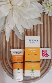 تصویر کرم ضدآفتاب پوست خشک سلنس Celenes Sunscreen cream spf 50