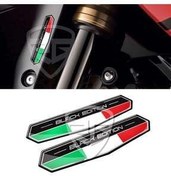 تصویر محافظ باک و برچسب 3D موتور سیکلت VESPA اسکوتر DUCATI Redline Grafik 